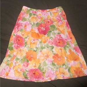 Torrid Tropical Floral Skirt